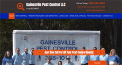 Desktop Screenshot of gainesvillepest.com